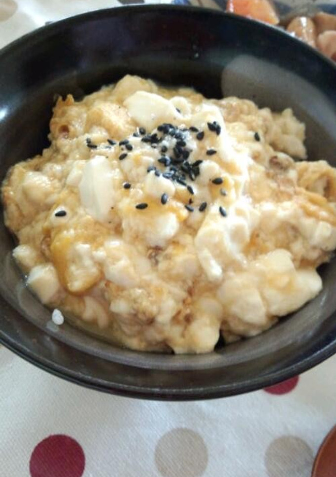簡単とろとろ♪とうふ卵丼-レシピのメイン写真