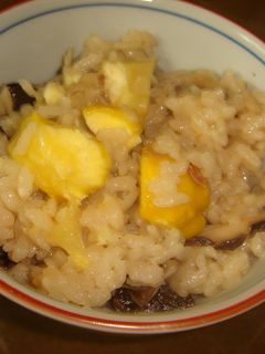 キノコと栗の炊き込みご飯-レシピのメイン写真