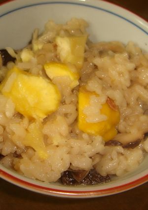 キノコと栗の炊き込みご飯-レシピのメイン写真
