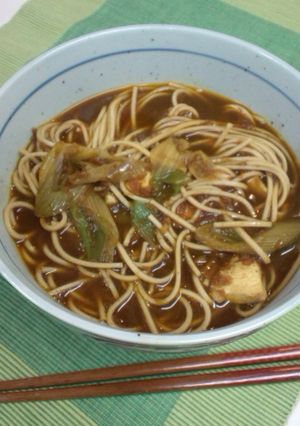 カレー蕎麦-レシピのメイン写真