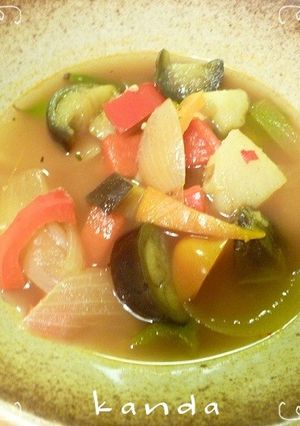 夏野菜のスープカレー-レシピのメイン写真