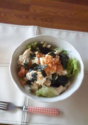 水菜とお豆腐でダイエット！-レシピのメイン写真