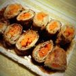 人参とキャベツの肉巻き♫