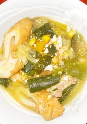 ☆夏野菜は是非、塩鍋スープにしましょう。-レシピのメイン写真