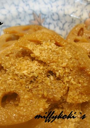 シャキシャキ☆レンコンの甘酸っぱ煮-レシピのメイン写真
