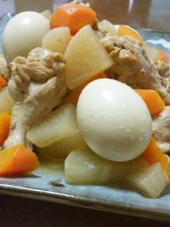 ✿手羽元と根菜の煮物✿-レシピのメイン写真