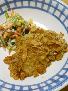 大人気*マヨチキン♡コーンフレーク焼-レシピのメイン写真