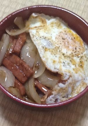 ガッツリ！スパム丼!!!-レシピのメイン写真