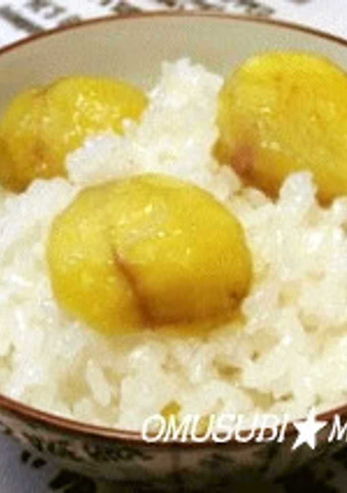 ほっくり♪秋の味覚♪栗ごはん-レシピのメイン写真