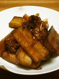 やわらかごぼうのかつお和え-レシピのメイン写真