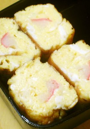 お弁当　かにかまとチーズの卵焼き-レシピのメイン写真
