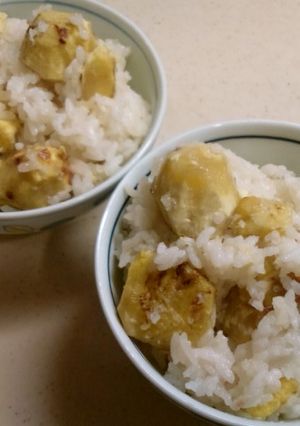 ほっくりホクホク栗ごはん★味付け塩のみ★-レシピのメイン写真