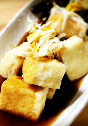 鉄分＋Caサクッもちっ。揚げ出し高野豆腐-レシピのメイン写真