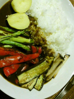 ビタミンたっぷり♪グリル野菜カレー-レシピのメイン写真