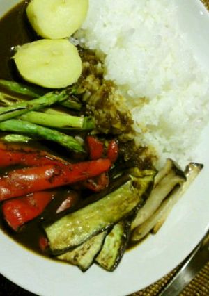 ビタミンたっぷり♪グリル野菜カレー-レシピのメイン写真