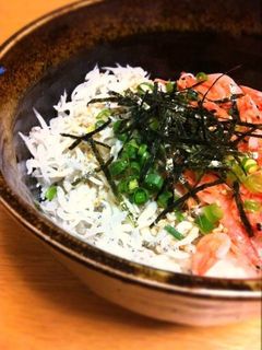 超簡単!しらすと桜エビの丼-レシピのメイン写真