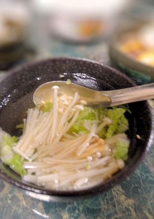 エノキと白菜のインスタント塩麹お吸い物-レシピのメイン写真