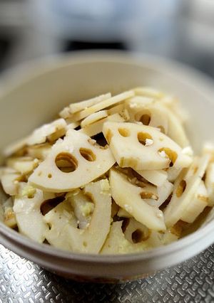 蓮根のわさび塩麹和え-レシピのメイン写真