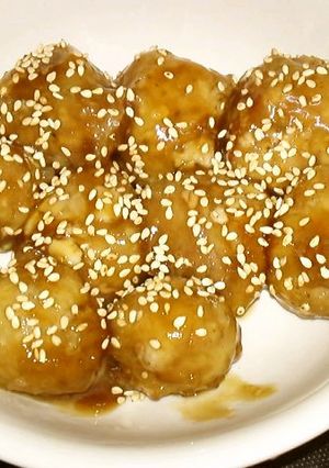 豚小間のぎゅ～団子♪　お弁当にも＾＾-レシピのメイン写真