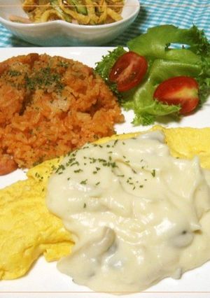 チーズ入りオムレツ-レシピのメイン写真
