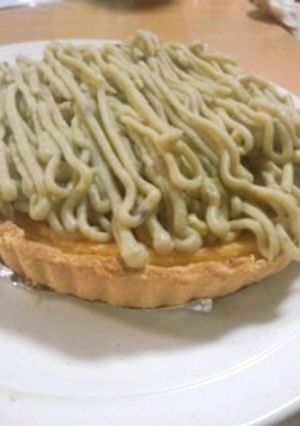秋味♪簡単!モンブランタルト-レシピのメイン写真