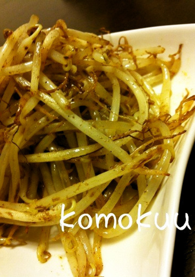もやしのバターカレー炒め。-レシピのメイン写真
