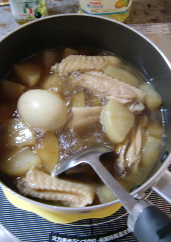 手羽先と大根の煮物-レシピのメイン写真