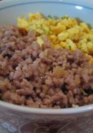 ちょっとだけヘルシー２色丼-レシピのメイン写真