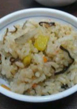 さつま芋とゴボウの炊き込みご飯-レシピのメイン写真