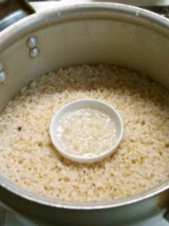 玄米は圧力鍋で☆離乳食も一緒に♪-レシピのメイン写真