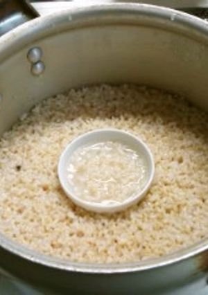 玄米は圧力鍋で☆離乳食も一緒に♪-レシピのメイン写真