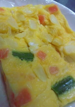 離乳食に電子レンジで簡単卵焼き-レシピのメイン写真