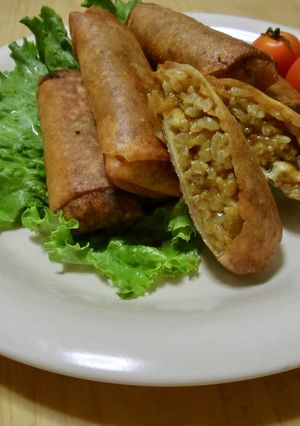すき家のカレーdeカレーライス春巻き-レシピのメイン写真