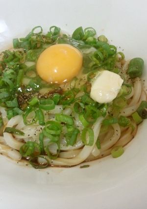 バター好きの釜玉うどん～バター醤油味～-レシピのメイン写真