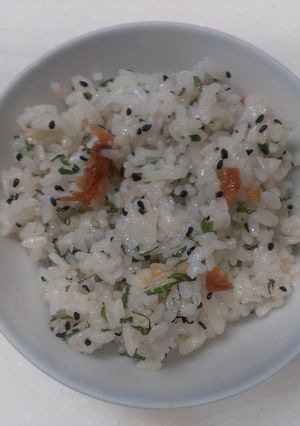 大葉と梅干しの混ぜ混ぜご飯☆-レシピのメイン写真