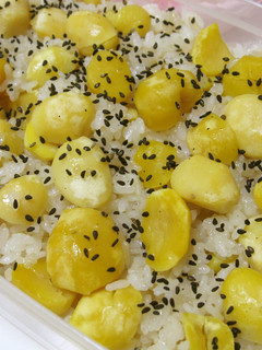 運動会のお弁当☆2012【栗ごはん】-レシピのメイン写真