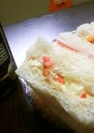 チーズとパプリカのコールスローサンド-レシピのメイン写真