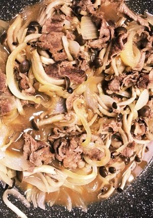 大さじレシピ牛丼-レシピのメイン写真