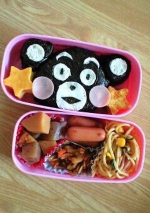 キャラ弁★くまモン★くまちゃんのおにぎり-レシピのメイン写真