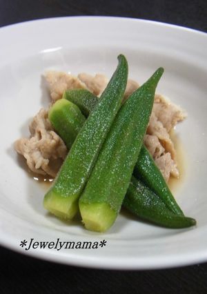 娘に伝えたい＊オクラと豚肉の柚子胡椒煮＊-レシピのメイン写真