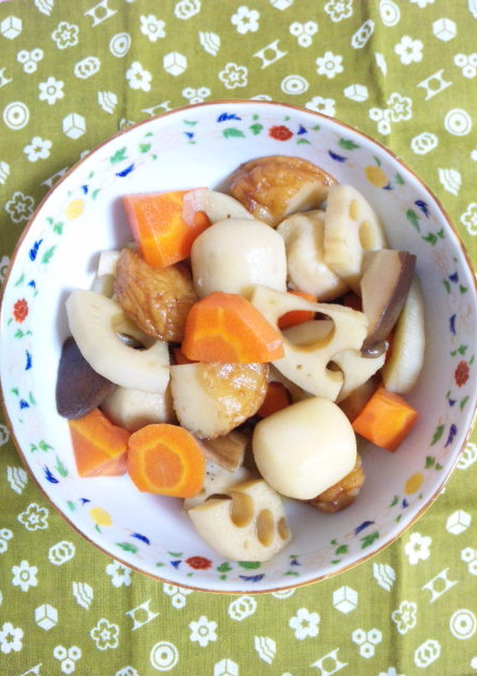 レンジで作る！我が家の筑前煮風の煮物-レシピのメイン写真