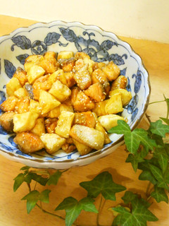 鮭とジャガイモの甘絡め❀-レシピのメイン写真