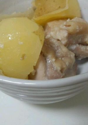 ミニクッカーで!鶏肉とジャガイモの塩麹煮-レシピのメイン写真