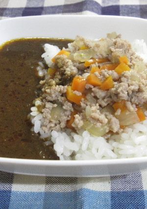 そぼろ丼カレー添え-レシピのメイン写真