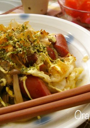ノンオイル♪あっさり醤油味の焼うどん☆-レシピのメイン写真