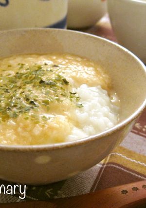 ほっこり温まる！味噌とろろ生姜粥☆-レシピのメイン写真