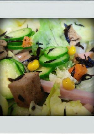 ■糖質制限■ひじき煮物サラダ簡単朝ランチ-レシピのメイン写真