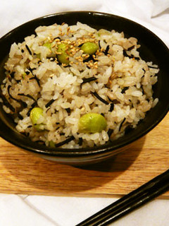 枝豆とひじきの混ぜごはん-レシピのメイン写真