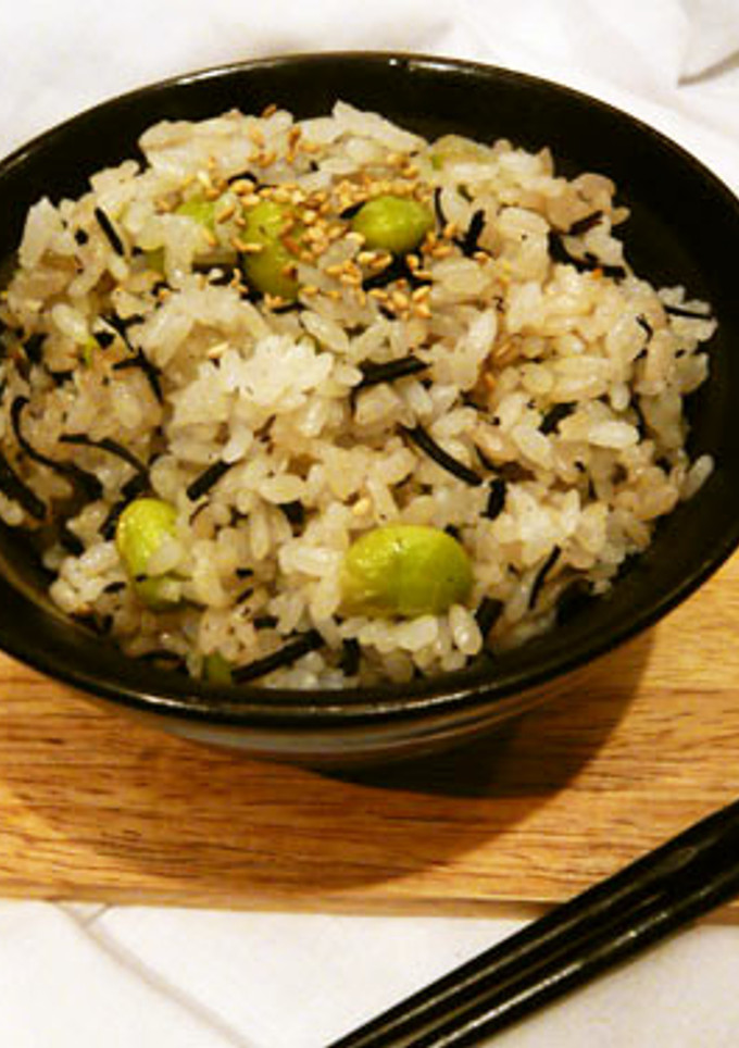 枝豆とひじきの混ぜごはん-レシピのメイン写真
