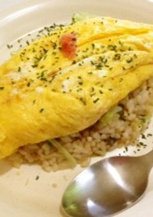 秋のこってり明太子オムライス-レシピのメイン写真